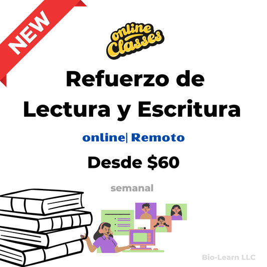 Refuerzo de lectura y Escritura -Online